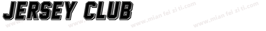 JERSEY CLUB字体转换